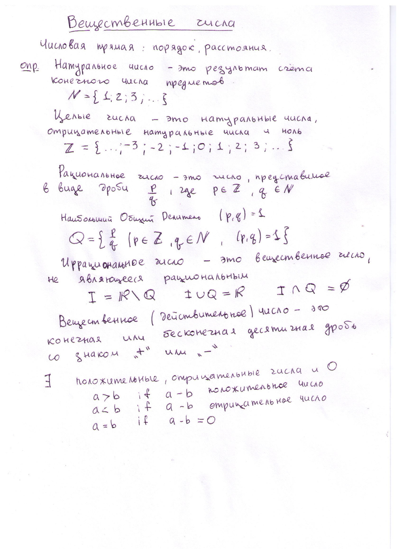 матанализ 9 класс