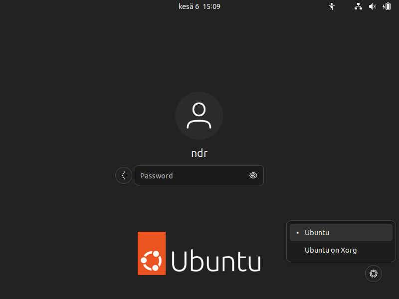 Ubuntu 22.04 disabling Wayland immediately after installing Ubuntu 22.04 image from the website www.aredel.com