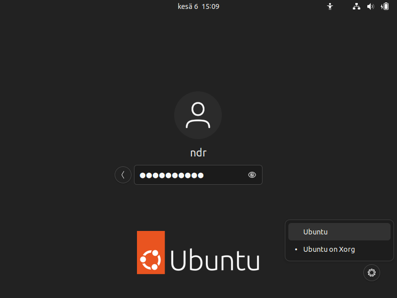 Ubuntu 22.04 disabling Wayland immediately after installing Ubuntu 22.04 image from the website www.aredel.com