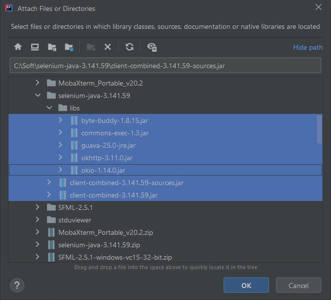 Добавление Selenium в проект IntelliJ image from website www.aredel.com