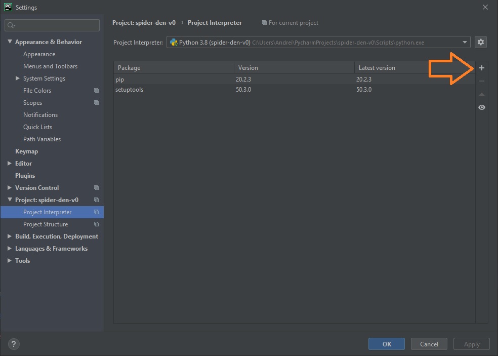 Как добавить Selenium в PyCharm image from website www.aredel.com