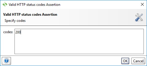 Valid HTTP Status Code assertion изображение с сайта www.eth1.ru