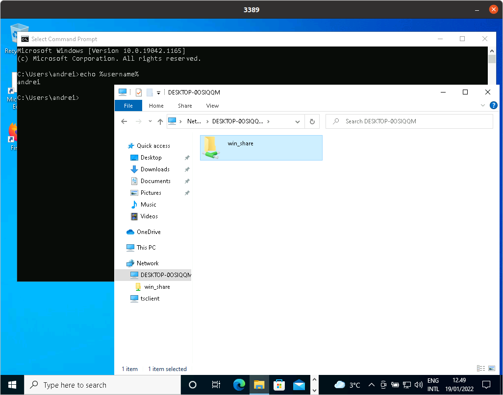 Подключение по xrdp из Ubuntu в Windows Server с общей директорией изображение с сайта www.eth1.ru