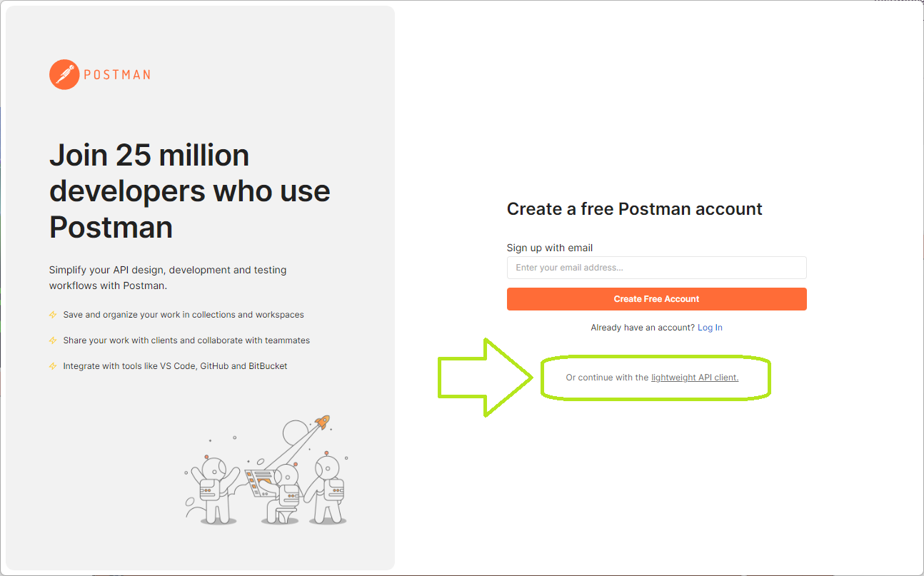 Установка Postman изображение с сайта www.testsetup.ru