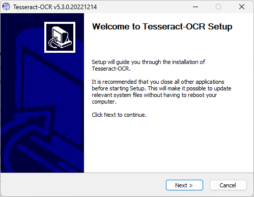 Install Tesseract in Windows 11 image from https://www.aredel.com image from www.aredel.com