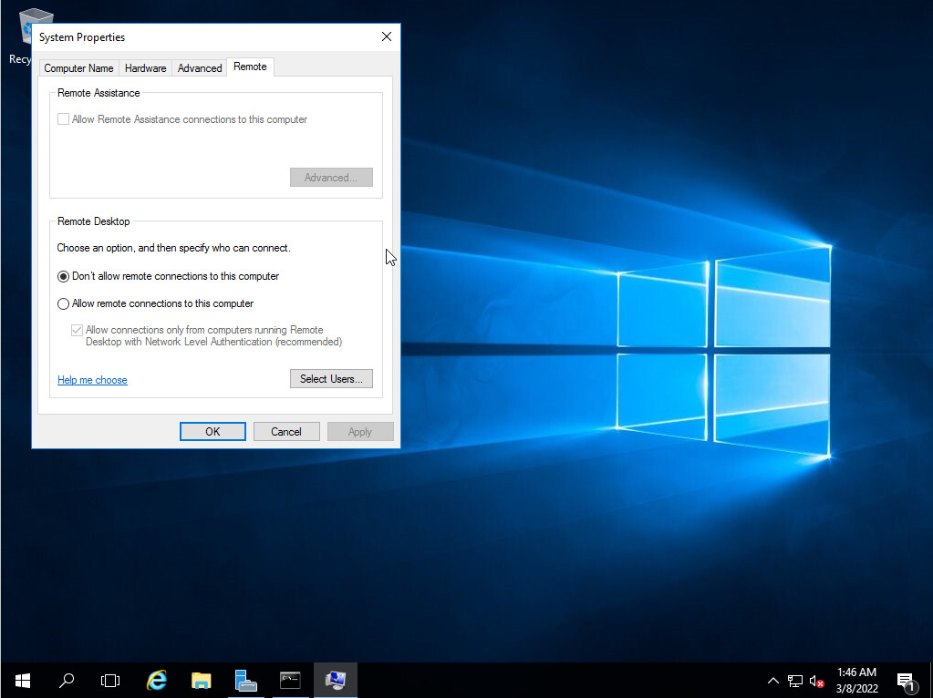 Разрешить доступ по RDP к Windows Server www.aredel.com